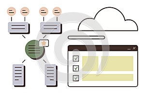 Cloud-Based Workflow Management with Data Integration and Task Organization