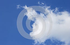 Cloud on blue sky