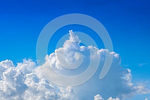 Cloud on blue sky