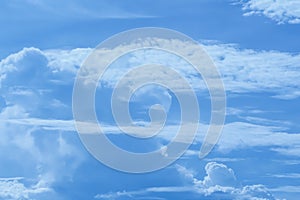 Cloud and blue sky background,