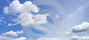 Cloud in the blue sky