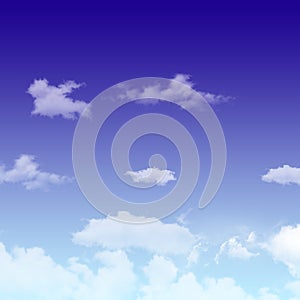 Cloud with blue sky natural background. atmosphere. nature