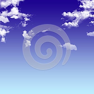 Cloud with blue sky natural background. atmosphere. nature