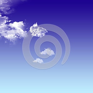 Cloud with blue sky natural background. atmosphere. nature