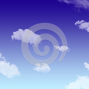 Cloud with blue sky natural background. atmosphere. nature