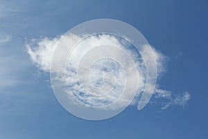 cloud in blue sky nature background