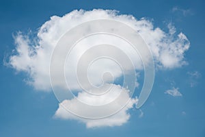 Cloud in the Blue Sky on Sunny Day