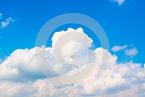 Cloud on the blue sky texture background