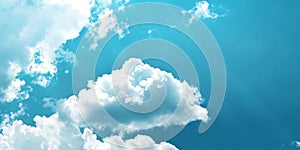 Cloud in the blue sky vector