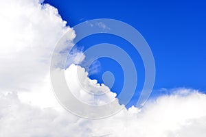 Cloud blue sky