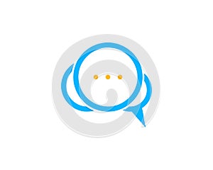 Cloud chat logo