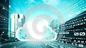 Cloud computer and online data storage with tacit intelligent sharing software