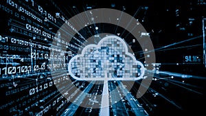 Cloud computer and online data storage with tacit intelligent sharing software