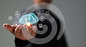 Cloud Computer technology and storage online for computer business network ideas
