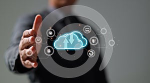 Cloud Computer technology and storage online for computer business network ideas