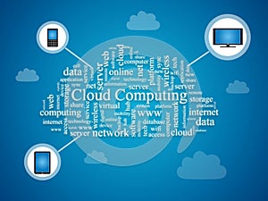 Cloud computing.