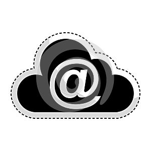 Cloud computing with arroba symbol