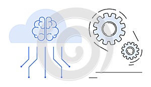 Cloud Computing and Artificial Intelligence Integration with Gear Mechanism Concept