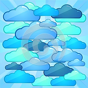 Cloud computing batlle concept