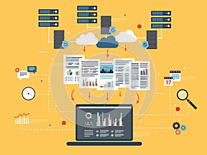 Cloud Computing, big data analysis and data mining.