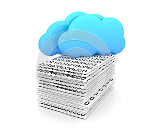 Cloud computing, binary code