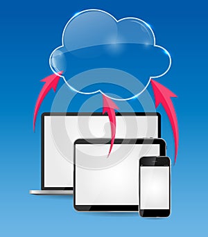Cloud Computing Business Concept Vector