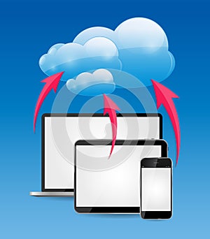 Cloud Computing Business Concept Vector