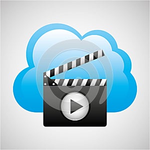 Cloud computing clapper film media