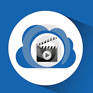 Cloud computing clapper film media