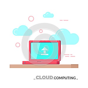 Cloud computing concept