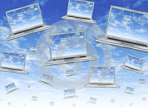 Cloud computing concept