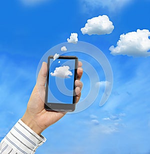 Cloud computing concept