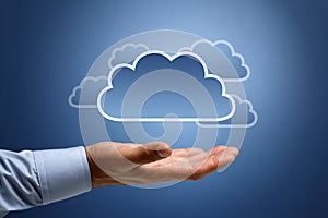 Cloud computing concept