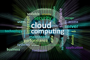 Cloud computing concept