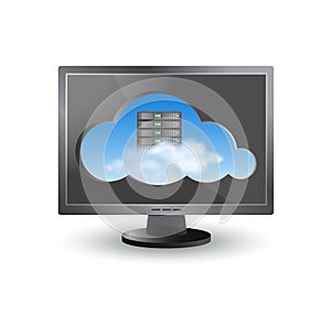 Cloud computing concept