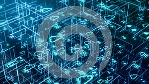 Cloud computing concept