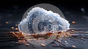 A cloud computing concept (ai generated)