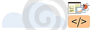 Cloud Computing Concept with Analytics and Coding Elements