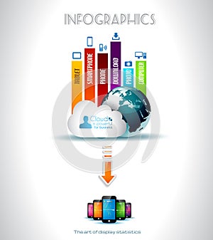 Cloud Computing concept background