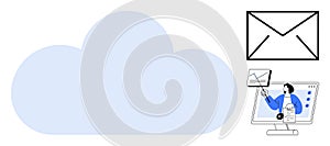 Cloud Computing Concept with Data Analysis and Email Communication