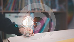 cloud computing concept, kids idea and cloud technology,