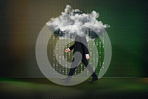 Cloud computing concept