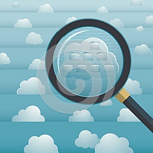 Cloud computing concept