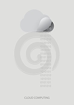 cloud computing concept. Vector illustration decorative design