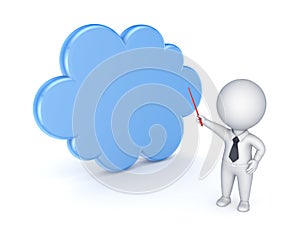 Cloud computing concept.