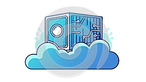 Cloud Computing Container Technology Icon