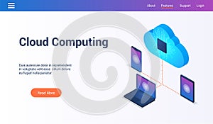 Cloud computing 3d lp template2