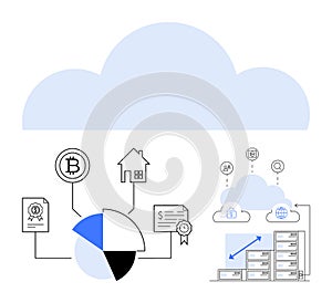 Cloud Computing with Data Analysis and Blockchain Integration for Secure Digital Transactions