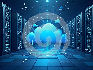 Cloud Computing Data Center Concept