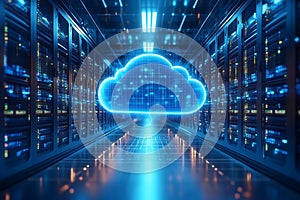 Cloud computing data center server room network technology